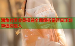 海角社区会员权益全面解析是否真正划算值得加入