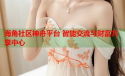 海角社区神舟平台 智能交流与财富共享中心