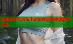 海角路社区医院电话快速查询便捷就医指南