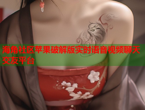 海角社区苹果破解版实时语音视频聊天交友平台  第1张